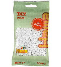 Hama Bio Midi Perler - 1000 stk. - 01 Hvid Hama Bio Midi Perler - 1000 stk. - 01 Hvid