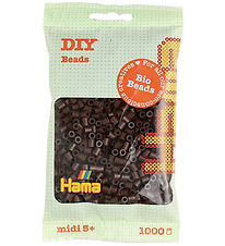 Hama Bio Midi Perler - 1000 stk. - 12 Brun Hama Bio Midi Perler - 1000 stk. - 12 Brun