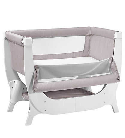 SHNUGGLE Babyseng - Air - Bedside Crib - 95x56 cm - Stone Grey SHNUGGLE Babyseng - Air - Bedside Crib - 95x56 cm - Stone Grey
