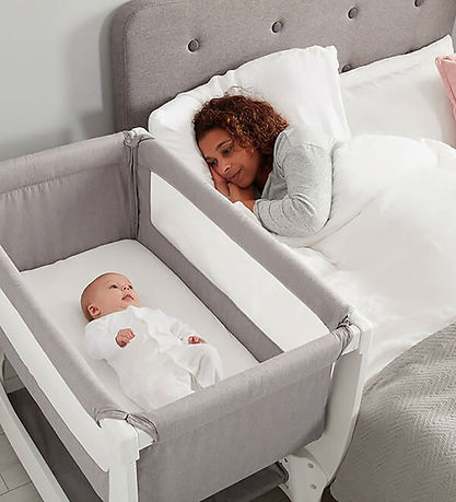 SHNUGGLE Babyseng - Air - Bedside Crib - 95x56 cm - Stone Grey SHNUGGLE Babyseng - Air - Bedside Crib - 95x56 cm - Stone Grey