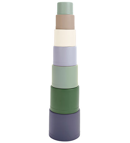 Tiny by Dantoy BIO Plastic Byggebægre - 7 Dele