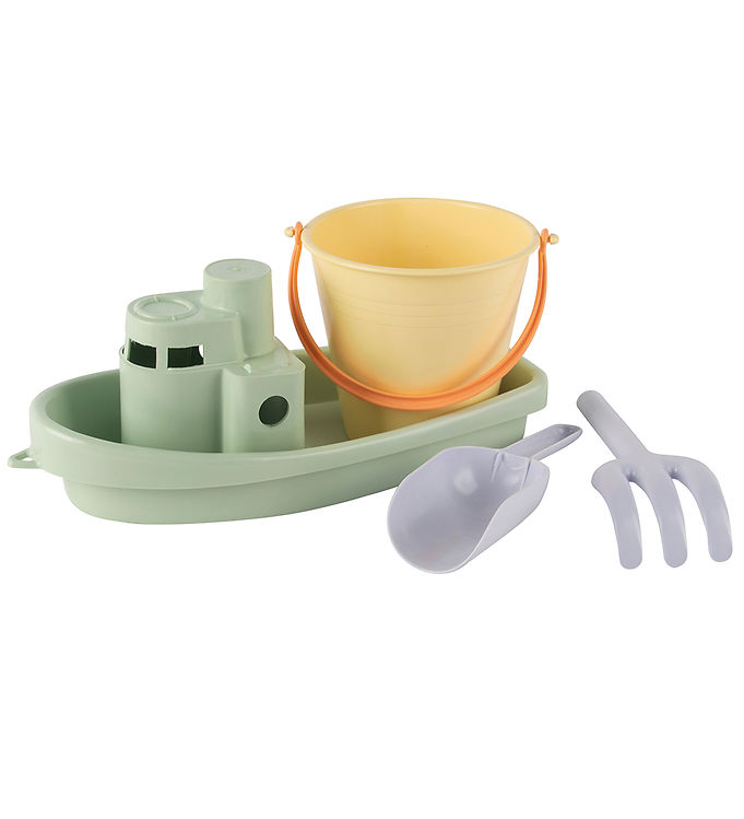 Dantoy Sandsæt - 4 Dele - Skib/Spand - Pastel