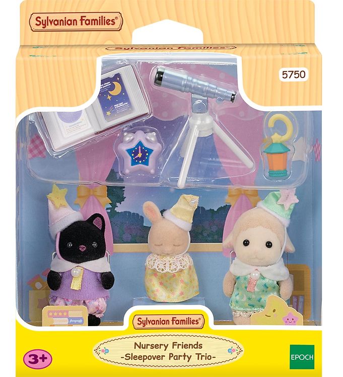 Sylvanian Families Børnehavevenner Sleepover Party Trio 5750