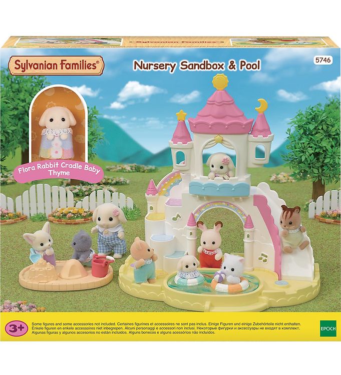 Sylvanian Families - Børnehave Sandkasse Og Badebassin - 5746