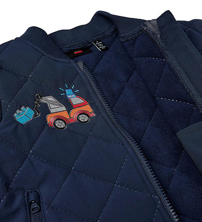 LEGO® Duplo Termojakke m. Fleece - LWJojo - Dark Navy m. Kranbil