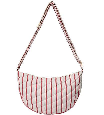 Sofie Schnoor Skuldertaske - Off White/Berry Striped Sofie Schnoor Skuldertaske - Off White/Berry Striped