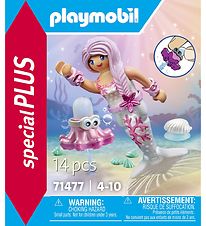 Playmobil SpecialPlus - Havfrue med Sprøjteblæksprutte - 14 Dele