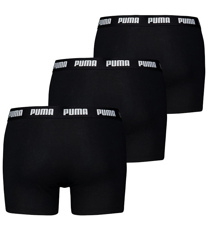 Puma 3P Men Everyday Boxer Sort bomuld Small Herre