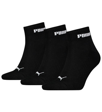 Puma Strømper - 3-pak - Quarter - Sort Puma Strømper - 3-pak - Quarter - Sort