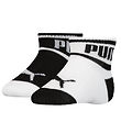 Puma Strømper - 2-pak - Wording - Black/White Puma Strømper - 2-pak - Wording - Black/White