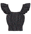 Designers Remix Top - Serena Flare - Navy/Mini Flower