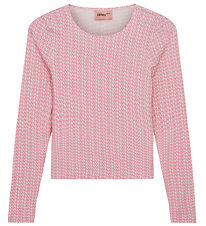 Designers Remix Bluse - Bambus - Jenna Slim - Pink/Logo Print Designers Remix Bluse - Bambus - Jenna Slim - Pink/Logo Print