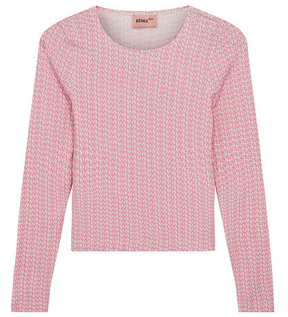 Designers Remix Blouse - Bamboo - Jenna Slim - Pink/Logo Print Designers Remix Blouse - Bamboo - Jenna Slim - Pink/Logo Print