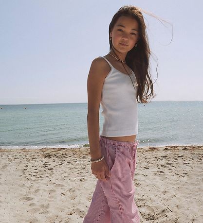 Designers Remix Bukser - Harriet - Red/White Stripes Designers Remix Bukser - Harriet - Red/White Stripes