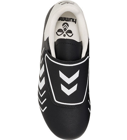 Hummel Fodboldstøvler - Hattrick MG JR - Sort/Hvid Hummel Fodboldstøvler - Hattrick MG JR - Sort/Hvid
