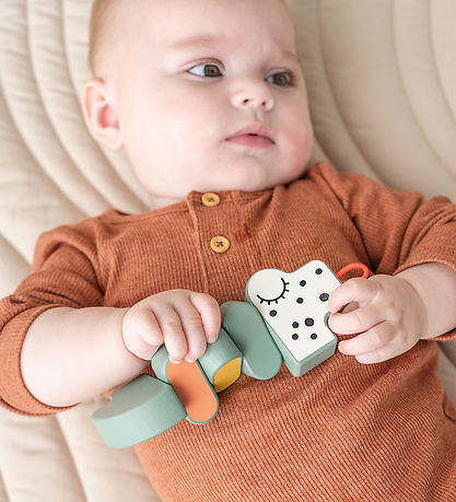 Done by Deer Aktivitetslegetøj - Twist & Turn - Croco Green