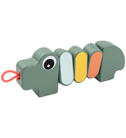 Done by Deer Aktivitetslegetøj - Twist & Turn - Croco Green