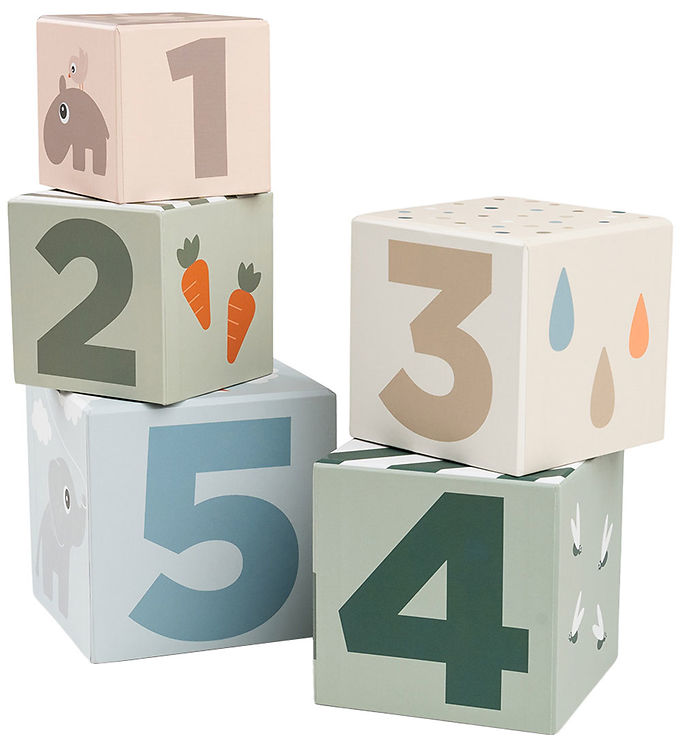 Done By Deer Stablekasser - 5 stk. - Deer Friends - Farvemix billede