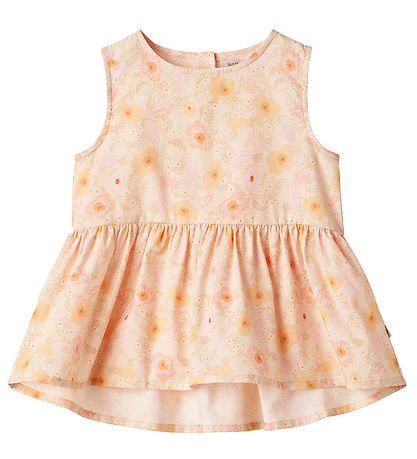 Wheat Top - Bea - Alabaster Flower Bobbles Wheat Top - Bea - Alabaster Flower Bobbles