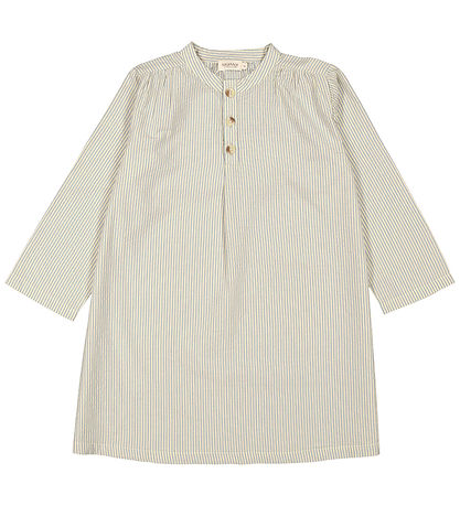 MarMar Natkjole - Pajama - Blue Stone Stripe MarMar Natkjole - Pajama - Blue Stone Stripe