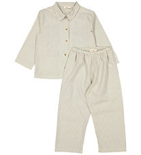 MarMar Nattøj - Pajama - Blue Stone Stripe MarMar Nattøj - Pajama - Blue Stone Stripe