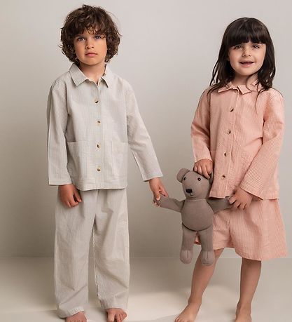 MarMar Nattøj - Pajama - Blue Stone Stripe MarMar Nattøj - Pajama - Blue Stone Stripe