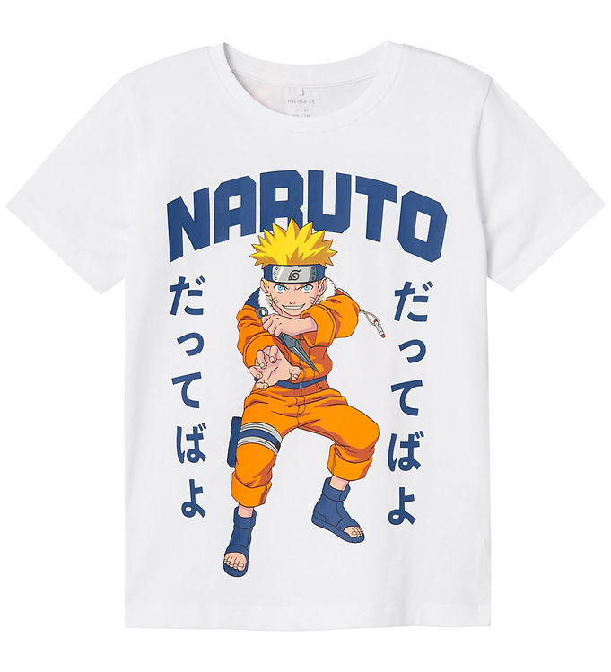 Name It NkmMacar Naruto Noos T-shirt - Bright White