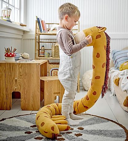 Bloomingville Soft Toy - 184 cm - Ibber - Giraffe - Orange Bloomingville Soft Toy - 184 cm - Ibber - Giraffe - Orange