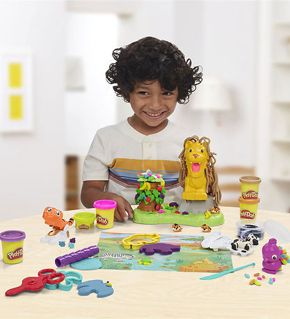 Play-Doh Modellervoks - Growin' Mane Lion And Friends Play-Doh Modellervoks - Growin' Mane Lion And Friends