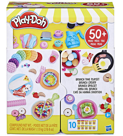 Play-Doh Modellervoks - 50 Dele - Brunch Time Playset Play-Doh Modellervoks - 50 Dele - Brunch Time Playset