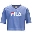 Fila T-shirt - Cropped - Lambsborn - Ultramarine Fila T-shirt - Cropped - Lambsborn - Ultramarine