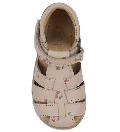 Pom Pom Sandaler - Starters Velcro - Cherry Pom Pom Sandaler - Starters Velcro - Cherry