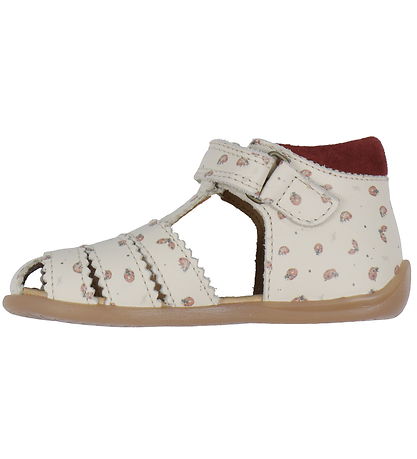 Pom Pom Sandaler - Starters Scallop Velcro - Ladybird Pom Pom Sandaler - Starters Scallop Velcro - Ladybird