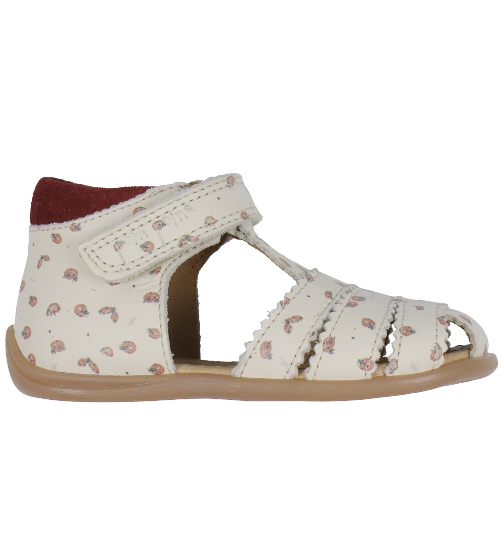 Sandal Scallop Borrelås Ladybird str. 24