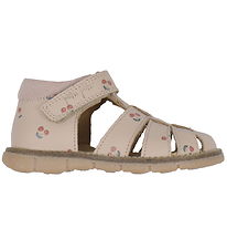 Pom Pom Sandaler - Classic Velcro - Cherry Pom Pom Sandaler - Classic Velcro - Cherry