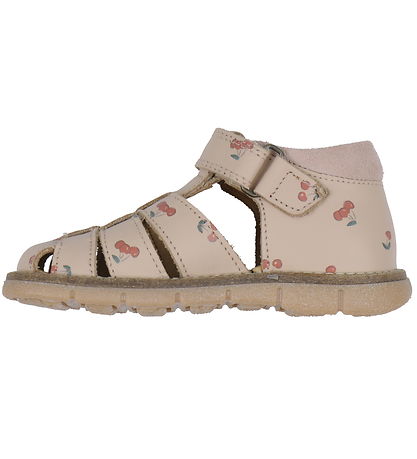 Pom Pom Sandaler - Classic Velcro - Cherry