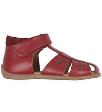 Pom Pom Sandaler - Starters Drops Velcro - Dusty Red Pom Pom Sandaler - Starters Drops Velcro - Dusty Red