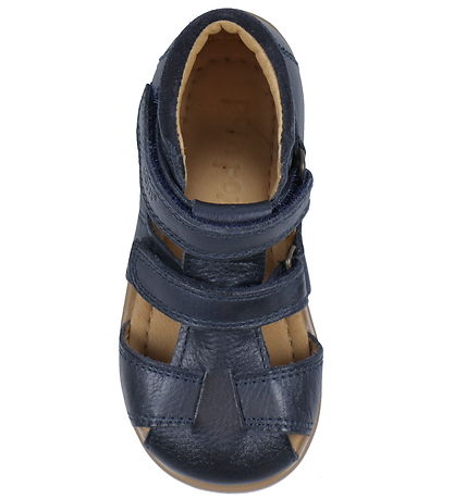 Pom Pom Sandaler - Starters Two Velcro - Navy Pom Pom Sandaler - Starters Two Velcro - Navy