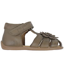 Pom Pom Sandaler - Starters Flower Velcro - Latte Pom Pom Sandaler - Starters Flower Velcro - Latte