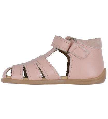 Pom Pom Sandaler - Starters Scallop Velcro - Rose Pom Pom Sandaler - Starters Scallop Velcro - Rose