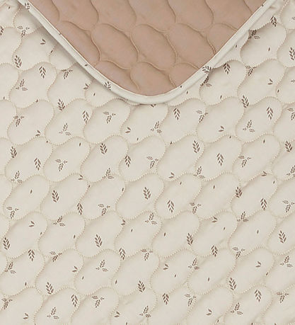 Müsli Tæppe - Quilted - 90x90 - Oat - Desert Green/Cashew