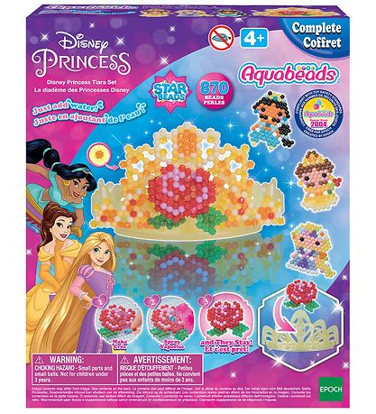 Aquabeads Perlesæt - 870 stk. - Disney Prinsesse Krone Aquabeads Perlesæt - 870 stk. - Disney Prinsesse Krone