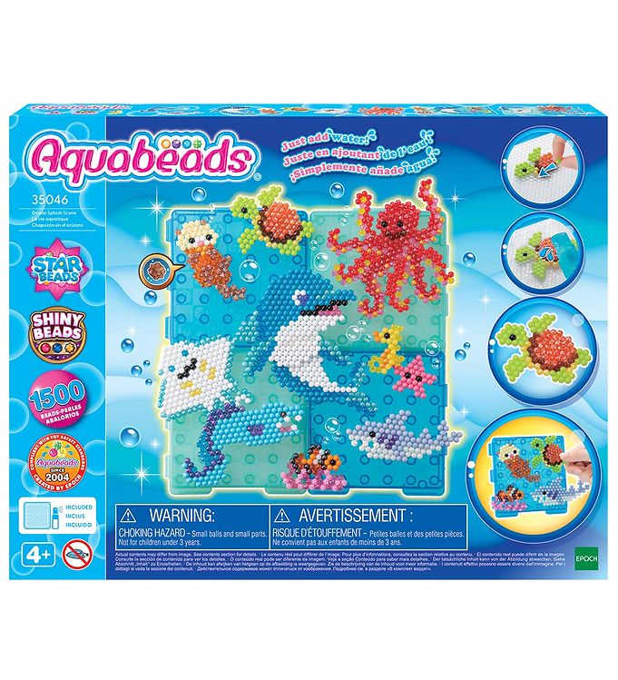 Aquabeads Perlesæt - 1500 stk. - Ocean Splash Scene