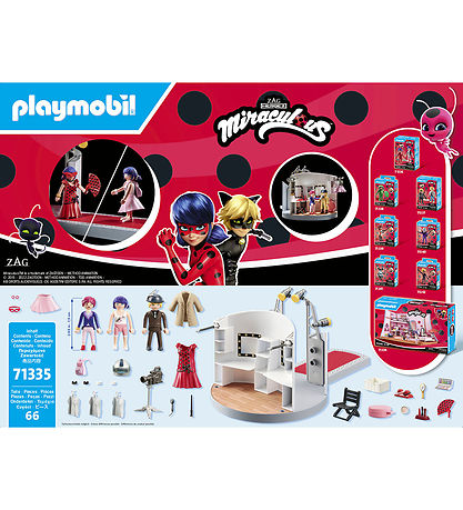 Playmobil Miraculous - Gabriels Modeshow - 71335 - 66 Dele Playmobil Miraculous - Gabriels Modeshow - 71335 - 66 Dele