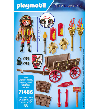 Playmobil Novelmore - Kahbooms Racerbil - 33 Dele - 71486 Playmobil Novelmore - Kahbooms Racerbil - 33 Dele - 71486