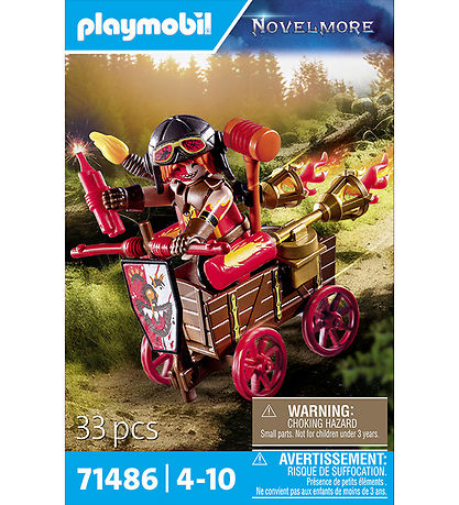 Playmobil Novelmore - Kahbooms Racerbil - 33 Dele - 71486 Playmobil Novelmore - Kahbooms Racerbil - 33 Dele - 71486