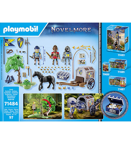 Playmobil Novelmore - Transportrøveri - 71484 - 97 Dele 