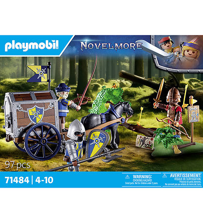 Playmobil Novelmore - Transportrøveri - 71484 - 97 Dele 
