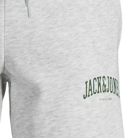 Jack & Jones Sweatshorts - JpstJosh - White Melange Jack & Jones Sweatshorts - JpstJosh - White Melange