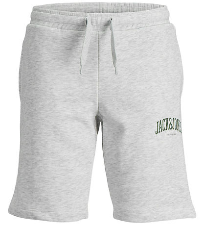 Jack & Jones Sweatshorts - JpstJosh - White Melange Jack & Jones Sweatshorts - JpstJosh - White Melange